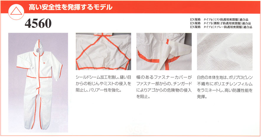 3M 4560化学防護服