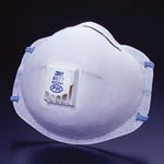 3M 8577-DL2使い捨て式マスク 排気弁あり