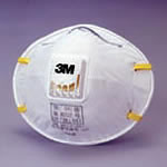 3M 8812-DS1使い捨て式マスク 排気弁あり