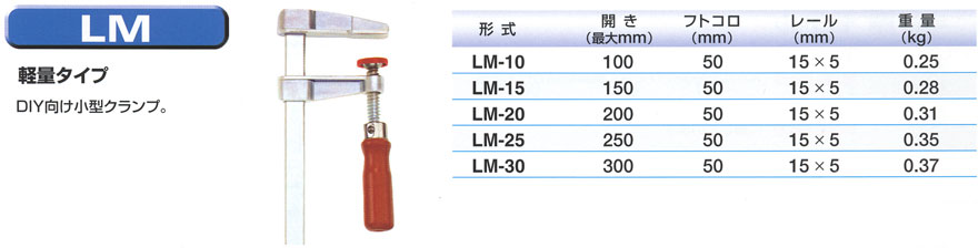 ベッセイ LM L型クランプ
