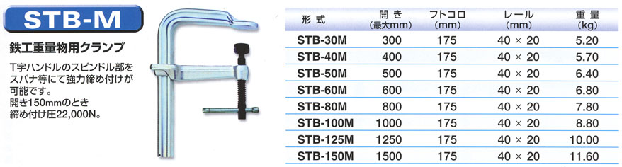 激安通販専門店 BESSEY ベッセイ クランプ SG-M型 開き500mm SG-50M