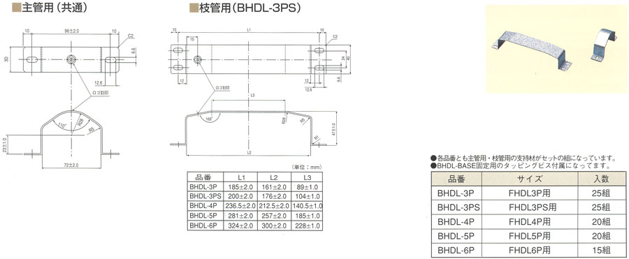 ヘッダー保温材カバー支持材