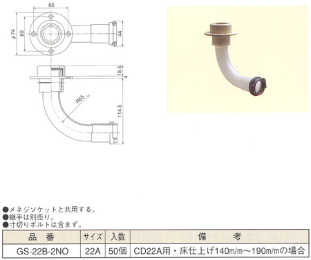 床用水栓ボックス