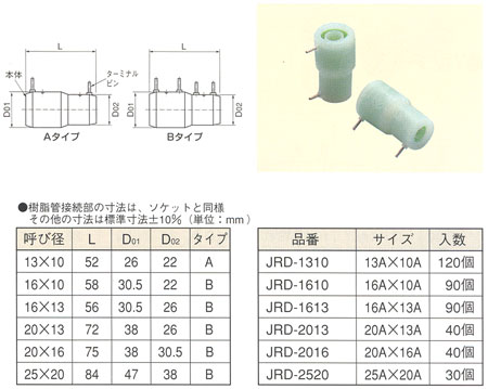 異径ソケット JRD