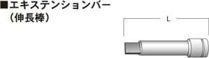 日立 エキステンションバー 12.7Sq
