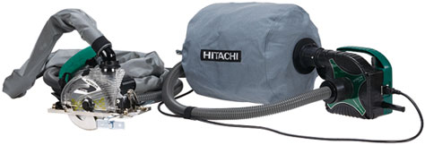 日立工機 125mm 丸のこ集じんセット