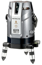 日立工機 電子ジンバル 8ラインレーザー墨出し器 自動追跡機能搭載