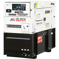 極超低騒音型 三相/単相3線式 ディーゼル発電機 DGM250MK-P/DGM250MK-PD