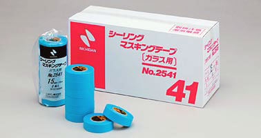 Nichiban ガラス用シーリングマスキングテープ No.2541 ブルー