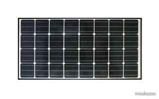 YOCASOL　太陽電池モジュール　130W　6インチ　32直単結晶セル　日本製