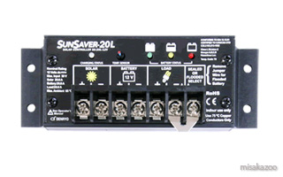 DENRYO　SunSaver　PWMチャージコントローラー　システム電圧24V