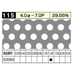 SUS304p`O^@f115@TCYF1m x 2m