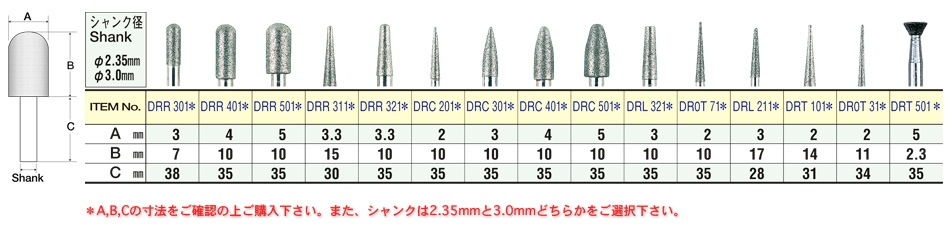 ツボサン 481 ダイヤモンドビット単品 ダイヤ粒度#200