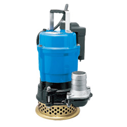 ツルミポンプ　水中ハイスピンポンプ　一般工事排水用　自動運転形　0.4kW
