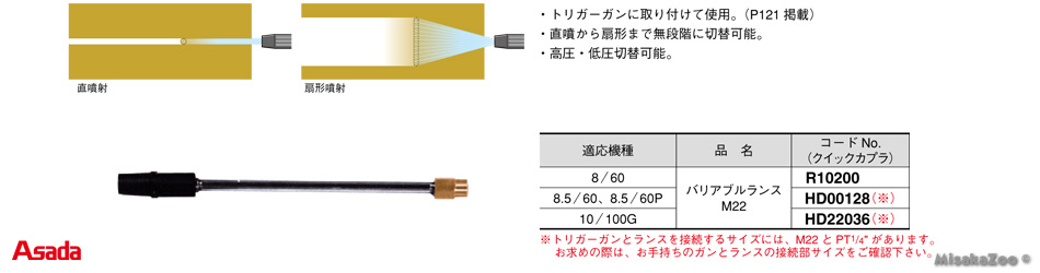 アサダ バリアブルランス
